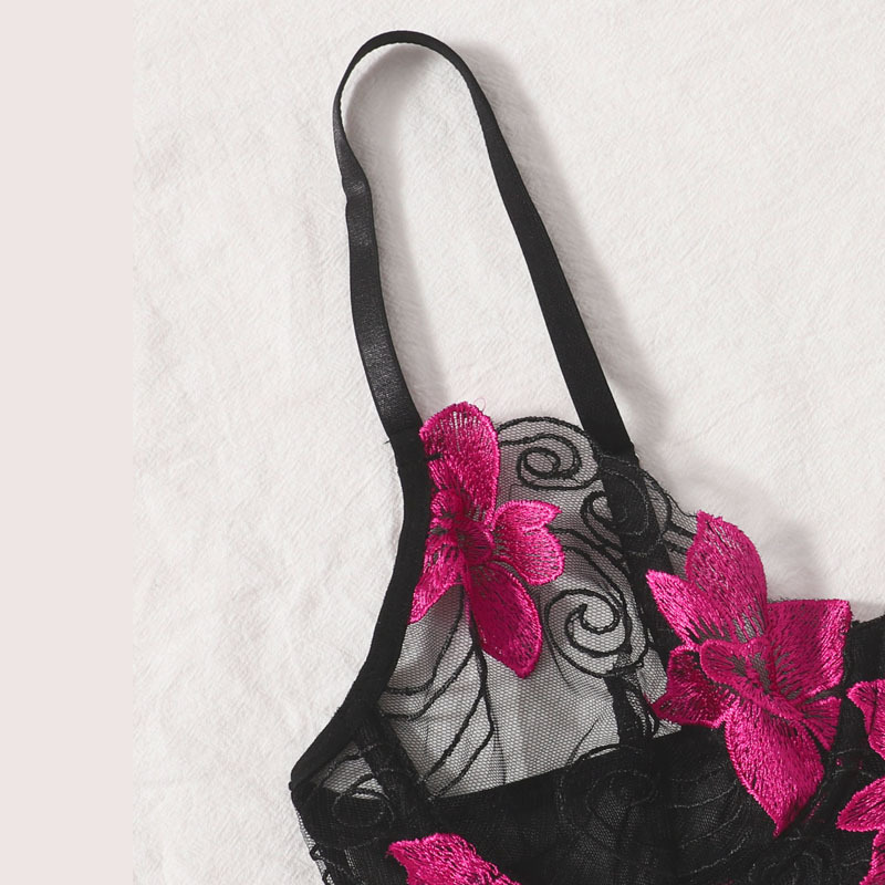 Damen Dessous Set Mit Spitze Für Kleine Brüste Push Up Bh_voghion.com