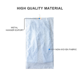 Non-Woven Fabric Garment Liner Bag, Pants Cover, Dry Cleaning Hanging Bag, Sequin Dress Anti-Scratch Storage Bag, Eco-Friendly Non-Woven Fabric