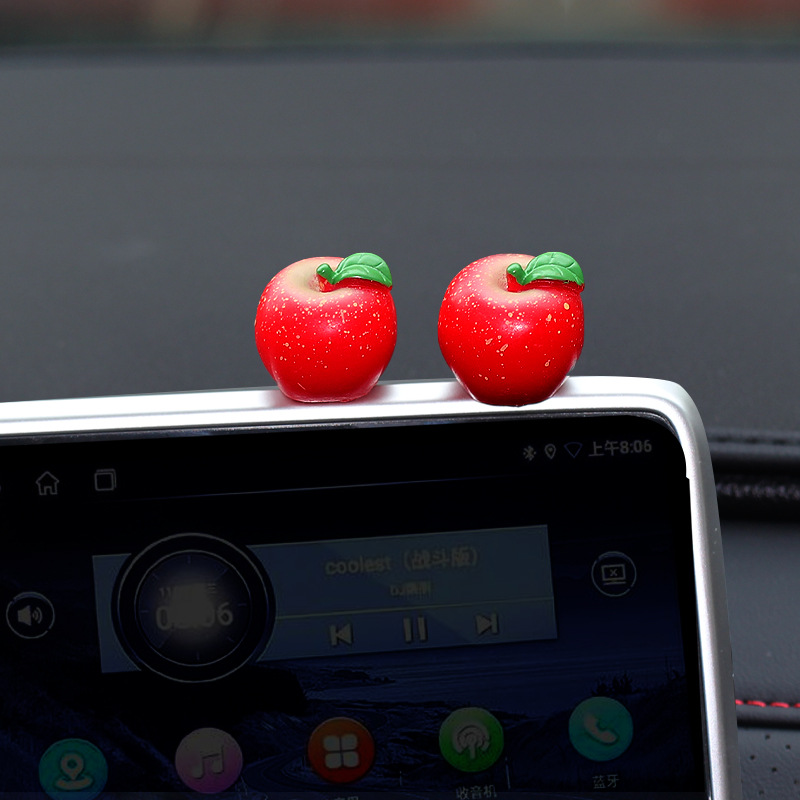 Decoraciones de automóviles de Apple decoraciones interiores de automóviles pantallas de automóviles lujosas de alta calidad exóticas sensación de alta calidad 2025 nuevo