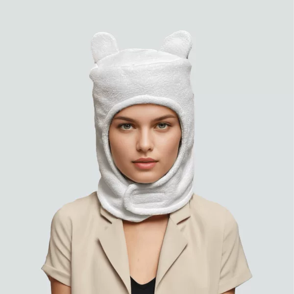European and American Style Cute Warm Finn Hat Cosplay Plush Gift Hat Winter Thick Warm Snow Hat