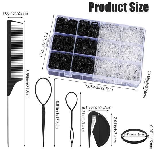 12-grid disposable hair band children's rubber band does not hurt hair small leather sleeve hair tie rubber band girls high elastic head rope