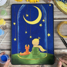 小王子掐丝珐琅画diy材料包景泰蓝工艺画非遗解闷手工走心礼物