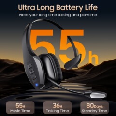 Trucker Headset 55Hrs Working Time 36Hrs Talking Time