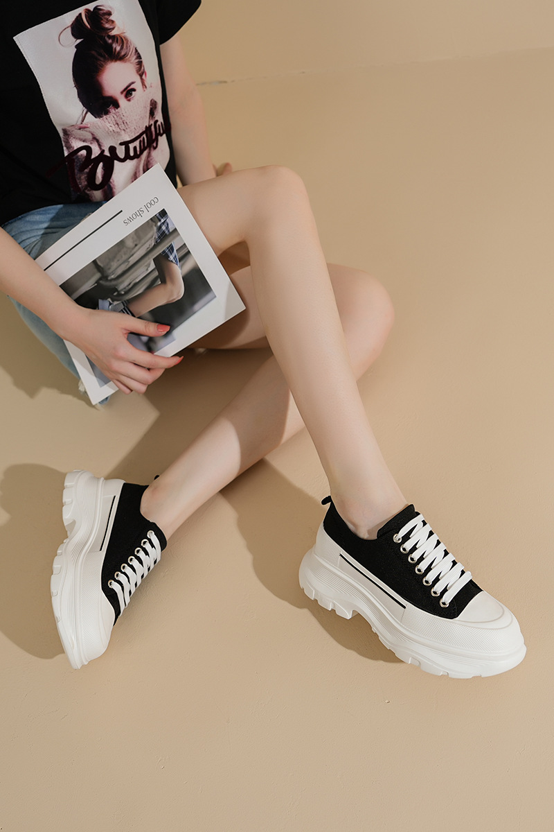 Rodis Canvas neue Frühlings- und Herbstsportstudenten weiße Schuhe, Live-Online-Damenschuhe_voghion.com