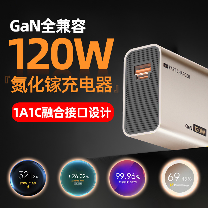 120W Gallium Nitride Charger for Huawei Glory Xiaomi Apple Samsung Flash Charge A C Notebook Charger 120W Gallium Nitride Charger for Huawei Glory Xiaomi Apple Samsung Flash Charge A C Notebook Charger