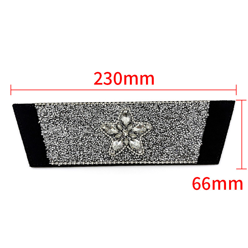Nuevos accesorios de zapato DIY una sola forma de sandalias de diamante semiacabados zapatillas taladro superior