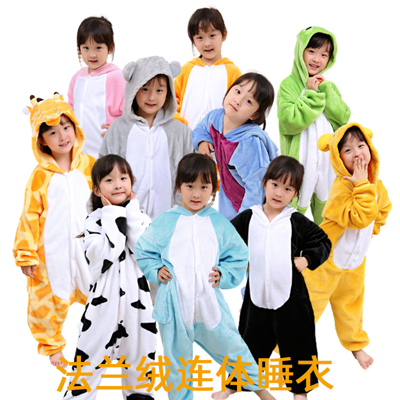 children's cartoon flannel pijama