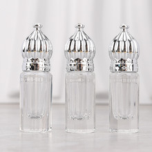 3ML八角便携式精油滚珠瓶空瓶高档香水走珠瓶按摩涂抹小样玻璃