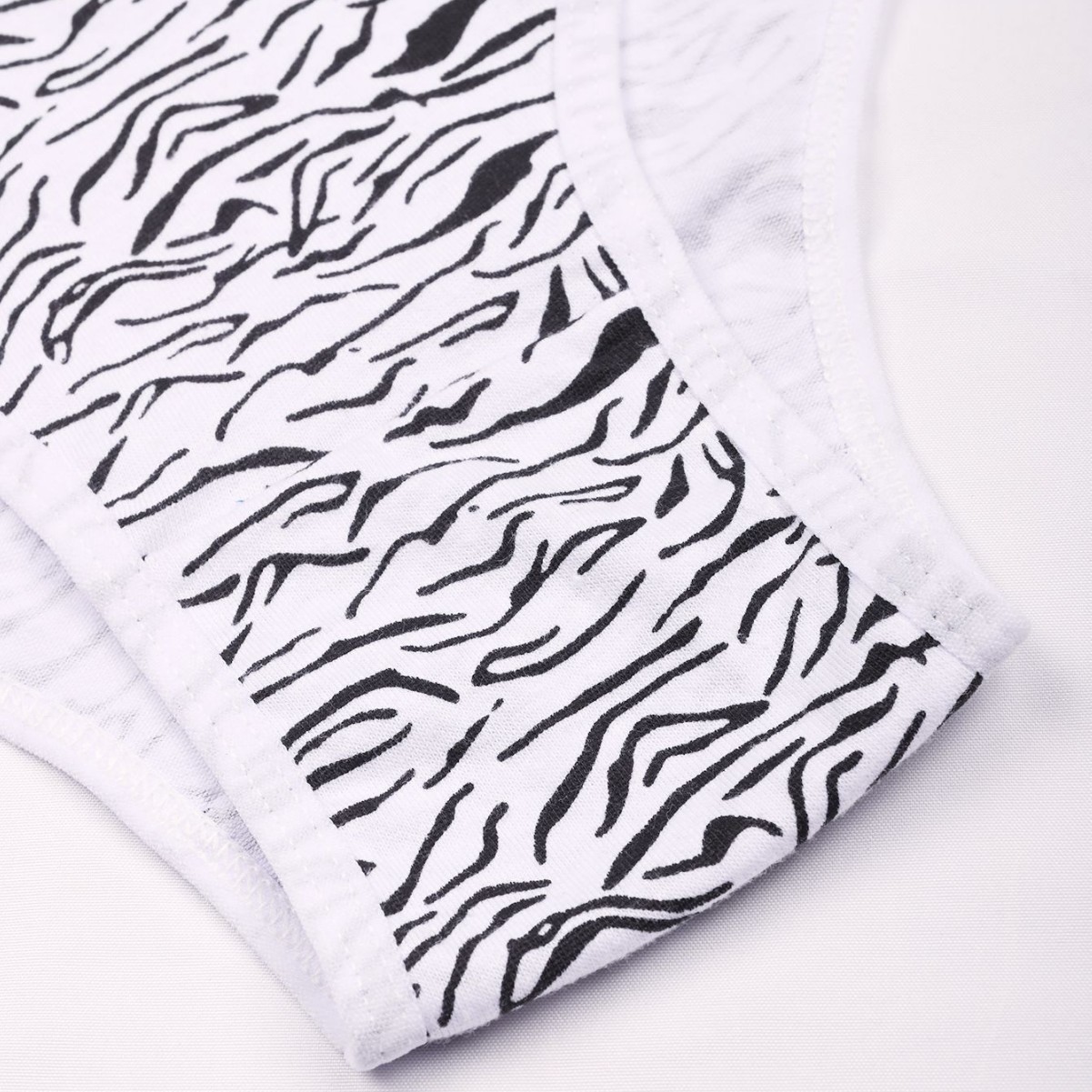 Ropa interior deportiva para niñas, traje de sujetador de chaleco, patrón de cebra, copa fija, ropa interior anticonvexa femenina de una etapa