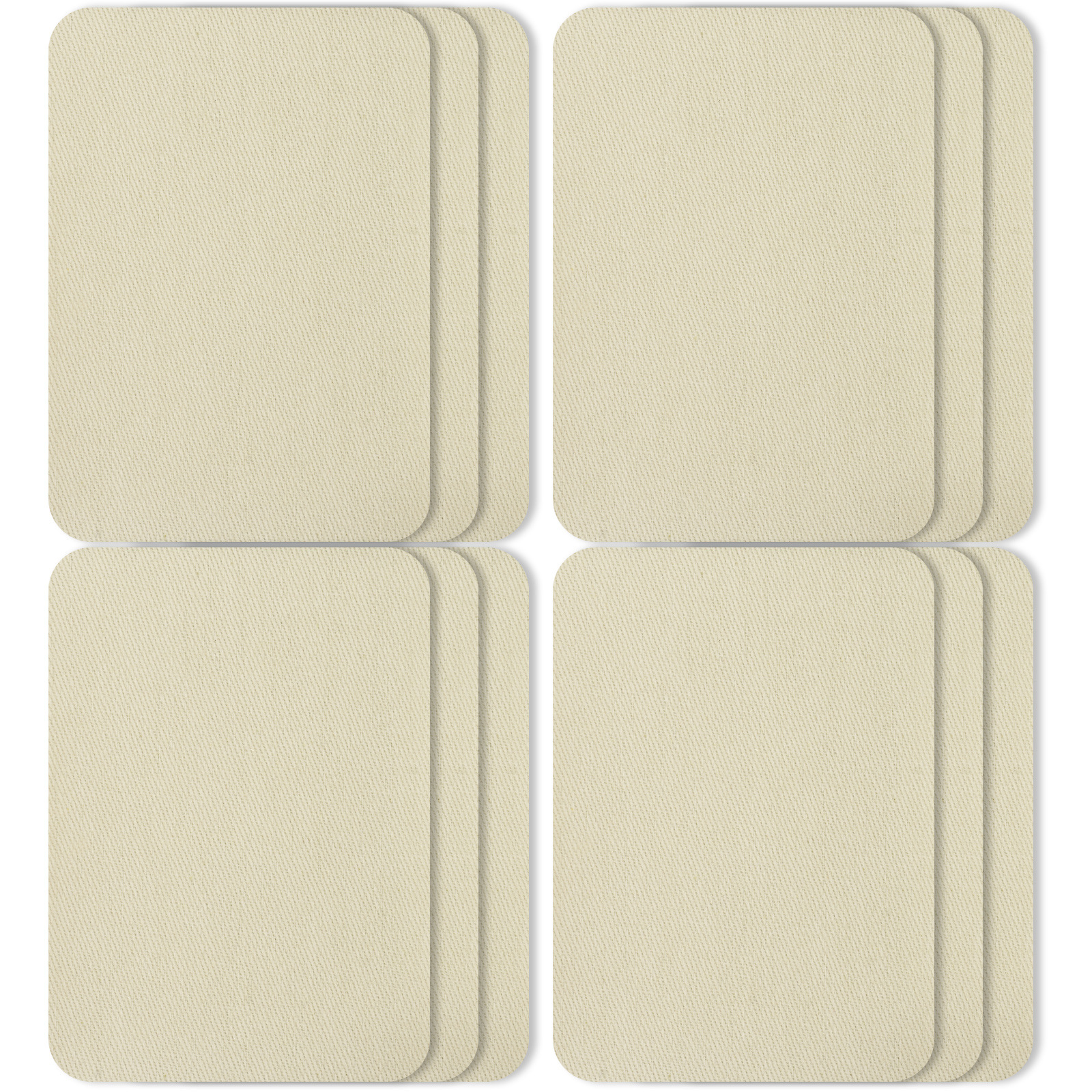 Parche de tela de algodón al por mayor parche de manga cuadrado parche de mezclilla camisa de suéter adhesivo de alta calidad parche de codo parche de rodilla