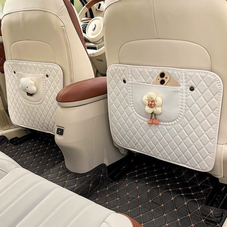 Заднее сиденье автомобиля анти-удар подушка для детей Универсальная автомобильная защитная прокладка анти-грязная и шлифовальная защита спинки