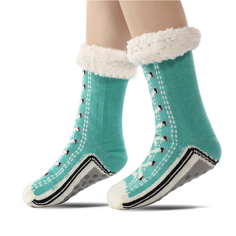 Amazon Floor Socks, Slippers, Socks, Blanket Socks, Cold-Proof Socks, Confinement Socks, Home Socks, Sleep Socks, Ultra-Thick Fleece-Lined Women's Socks