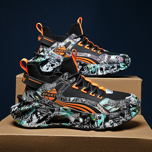 men's shoes summer breathable new sneaker men's mesh spring casual shoes light shock-absorbing running shoes