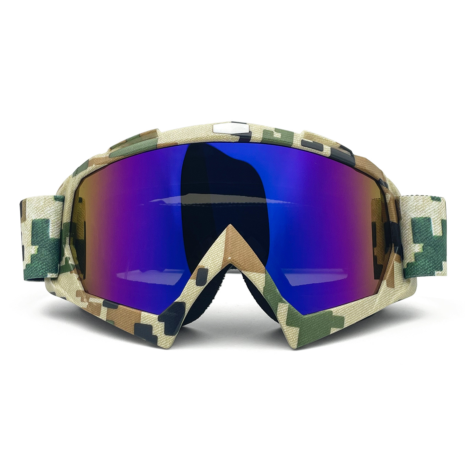 Tactical motorcycle off-road goggles, windproof, dust proof, and UV resistant goggles_voghion.com