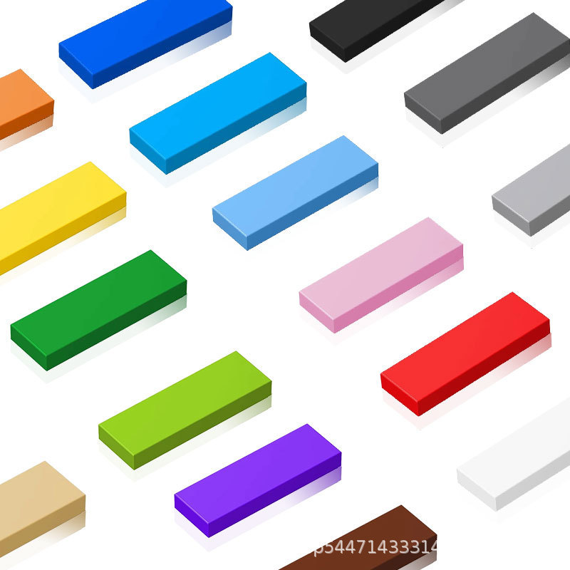 [50g] 1*3 Tile Light Panel 63864 Compatible with Lego Small Particle Building Blocks Moc Technology Spare Parts