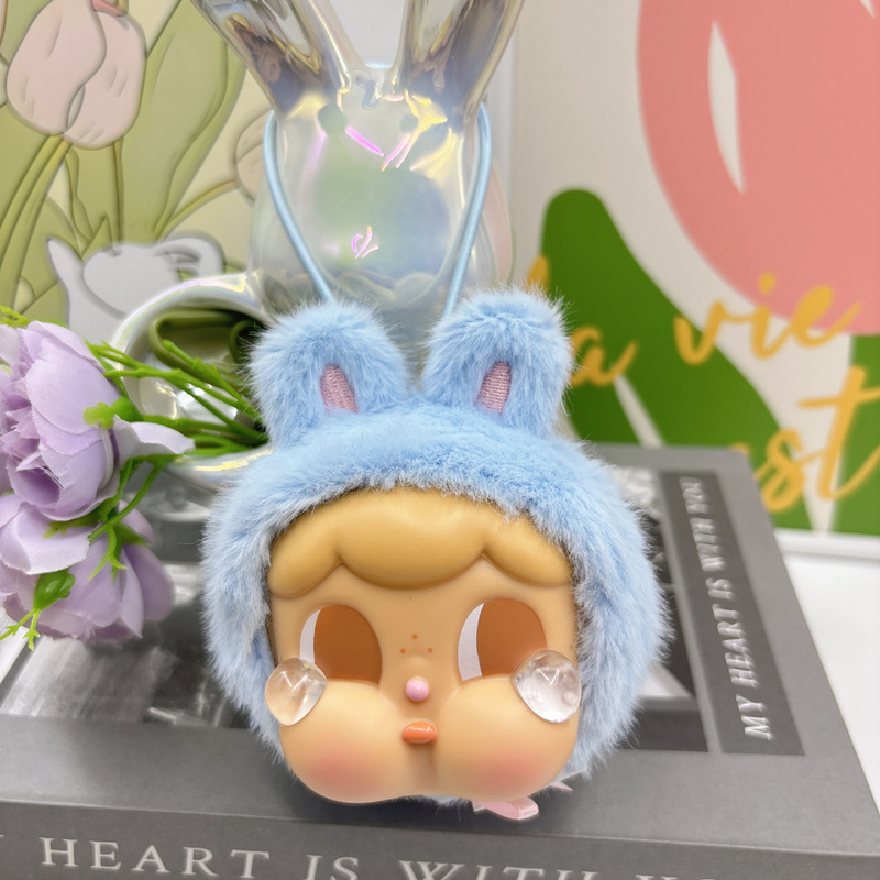 新品新款泰国限定哭娃掼蛋兔子小熊毛绒挂件东南亚公仔玩偶娃娃批|undefined