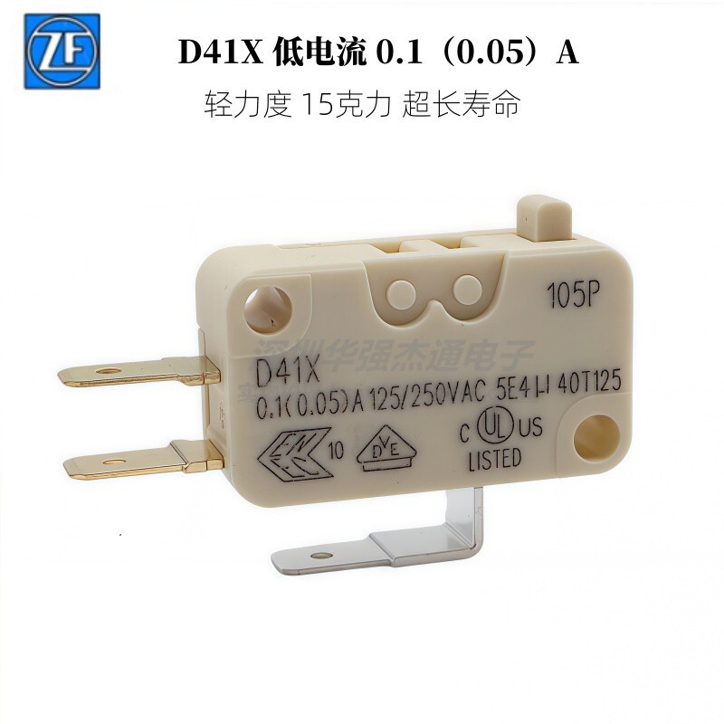 Zf German Cherry Cherry Micro Switch D41X 0.1A Low Current Normally Open Normally Closed Limit Travel Switch