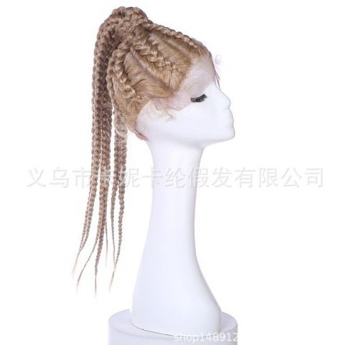 Amazon transfronterizo trenzas de fibra química de encaje trenzado pelucón de encaje mujeres negras