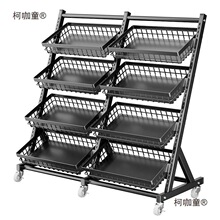 承重稳水果货架展示架超市蔬菜货架商用果蔬架多层置物架水麦太保