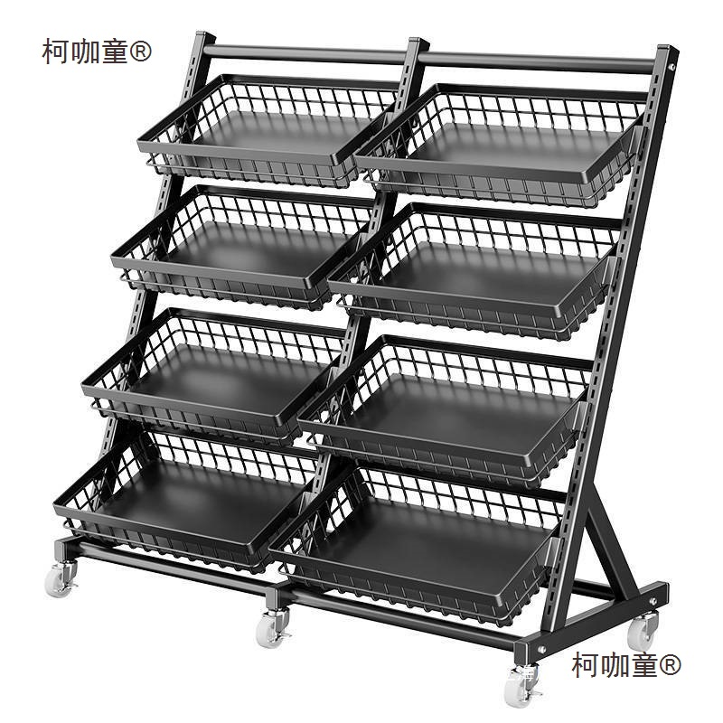 承重稳水果货架展示架超市蔬菜货架商用果蔬架多层置物架水麦太保