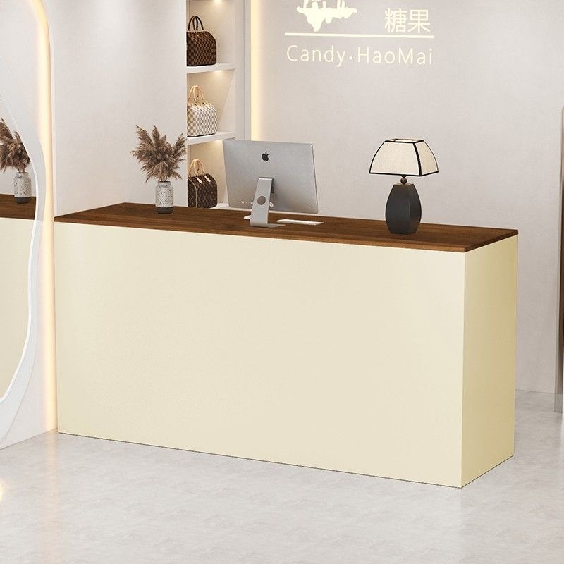 Mağaza və salon üçün resepsiya stolu, kassa sayğacı