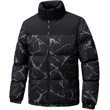 跨境直播爆款棉衣男冬季青少年立领羽绒棉服户外潮流运动加厚棉袄