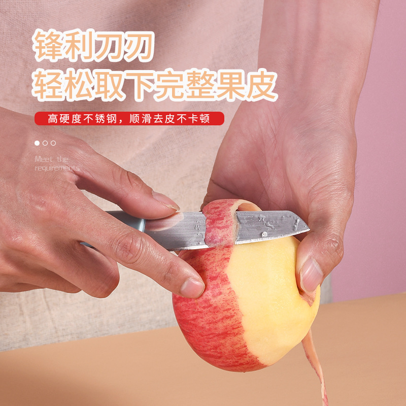 Cuchillo de frutas multifuncional de acero inoxidable cuchillo portátil de corte de frutas cuchillo de corte de verduras