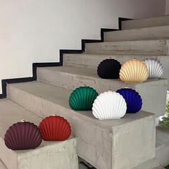 アクリルシェルボックスバッグバンケットバッグつや消しクリエイティブファッションシンプルなハイエンドハンドクラッチクロスボディバッグ