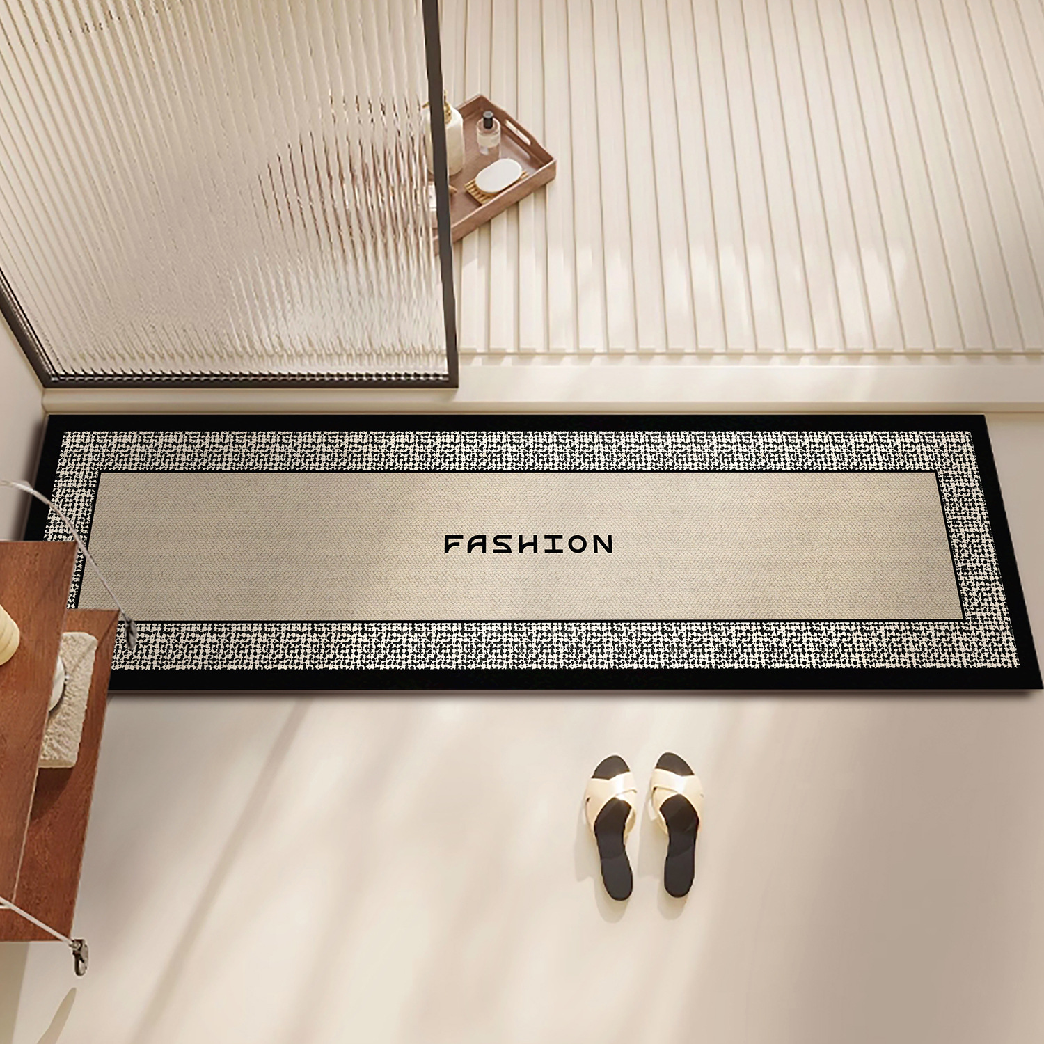 Bathroom Floor Mats Bathroom Door Diatom Mud Super Absorbent Quick Drying Foot Mats Entry Door Anti Slip Threshold Mats_voghion.com