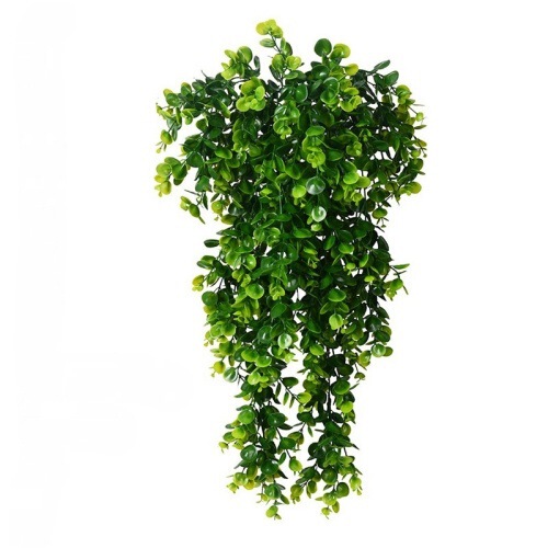 45-Mesh Round Leaf Eucalyptus Vine, Popular Cross-Border Artificial Vine, Fake Flower Eucalyptus Leaves, Artificial Flowers for Amazon Wall Hanging