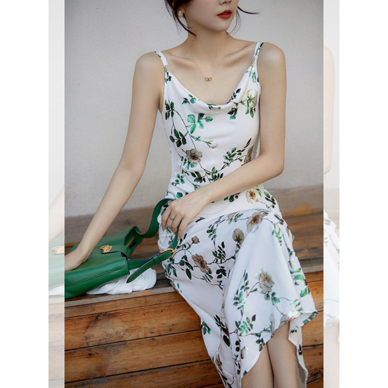 F9616 1630K ÁO HAI DÂY NỮ HANTDC HAI DÂY HỞ VAI THỜI TRANG NỮ ĐỒ ĐI BIỂN VÁY MAXI G05 SẢN PHẨM MỚI