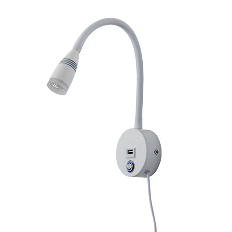 Transfronterizo lámpara de pared led lámpara de noche interior lectura simple lámpara de pared táctil de tres colores electrodeless atenuación lámpara de pared interior