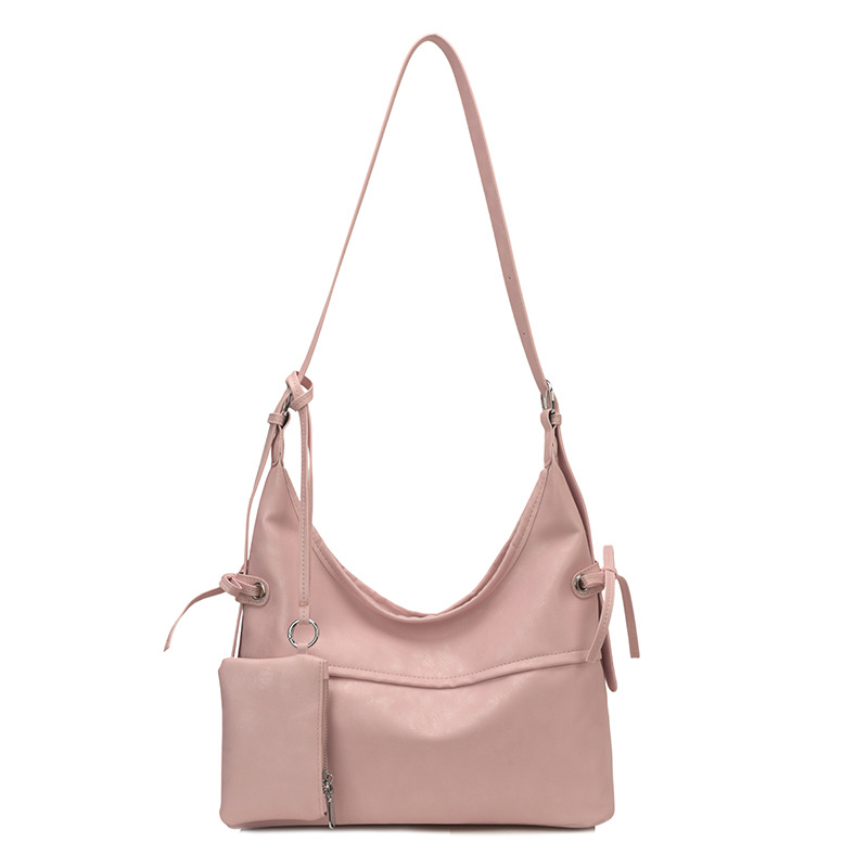 Bolso de gran capacidad para mujeres 2026 ventas calientes nuevo estilo simple bolso de hombro para estudiantes universitarios de alto nivel bolso especial