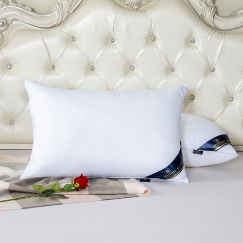Hilton five-star hotel velvet pillow single household adult high pillow good low and high pillow core set of two