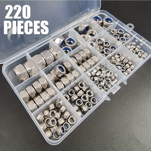 220PCS ������ĸ���b ���������i�o��ñ�M�����bM3-M12