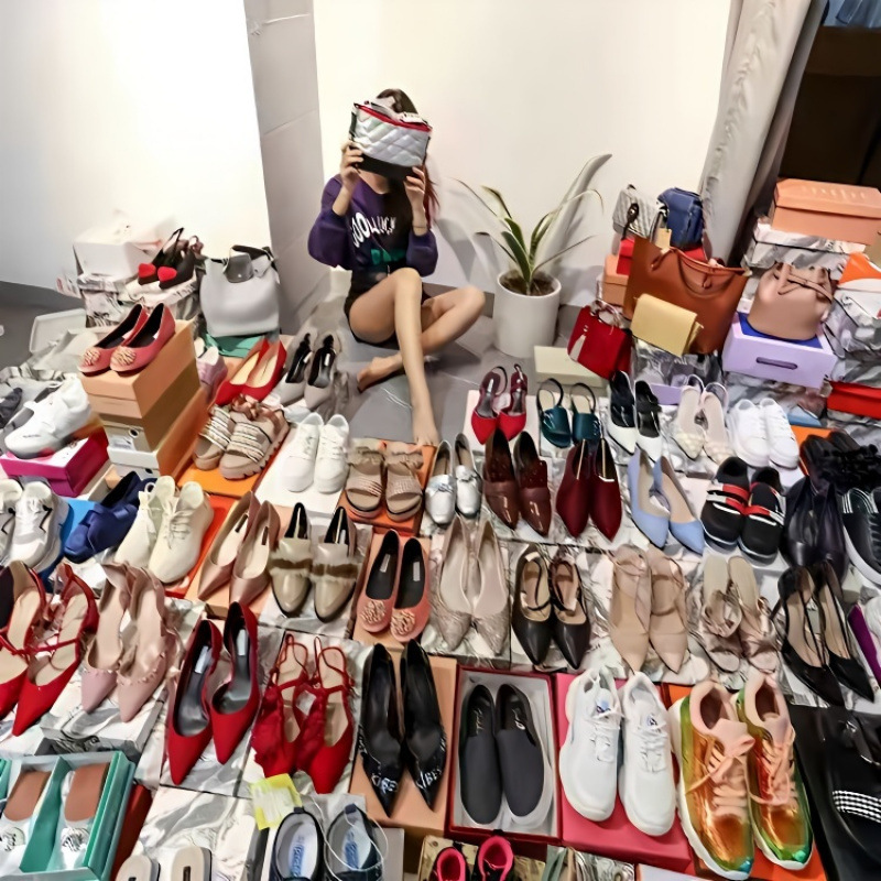 Clearance Sale on Women's Black High Heels, Stiletto Versatile Professional Work Shoes, Flats, and Sandals