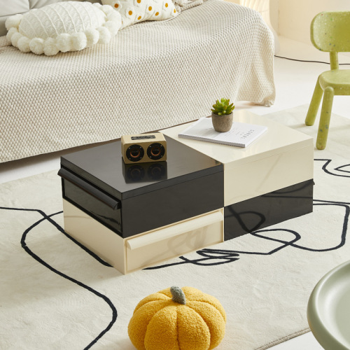 Nordic INS style storage cabinet, minimalist plastic nightstand for living room and bedroom, side cabinet, movable small end table, wholesale