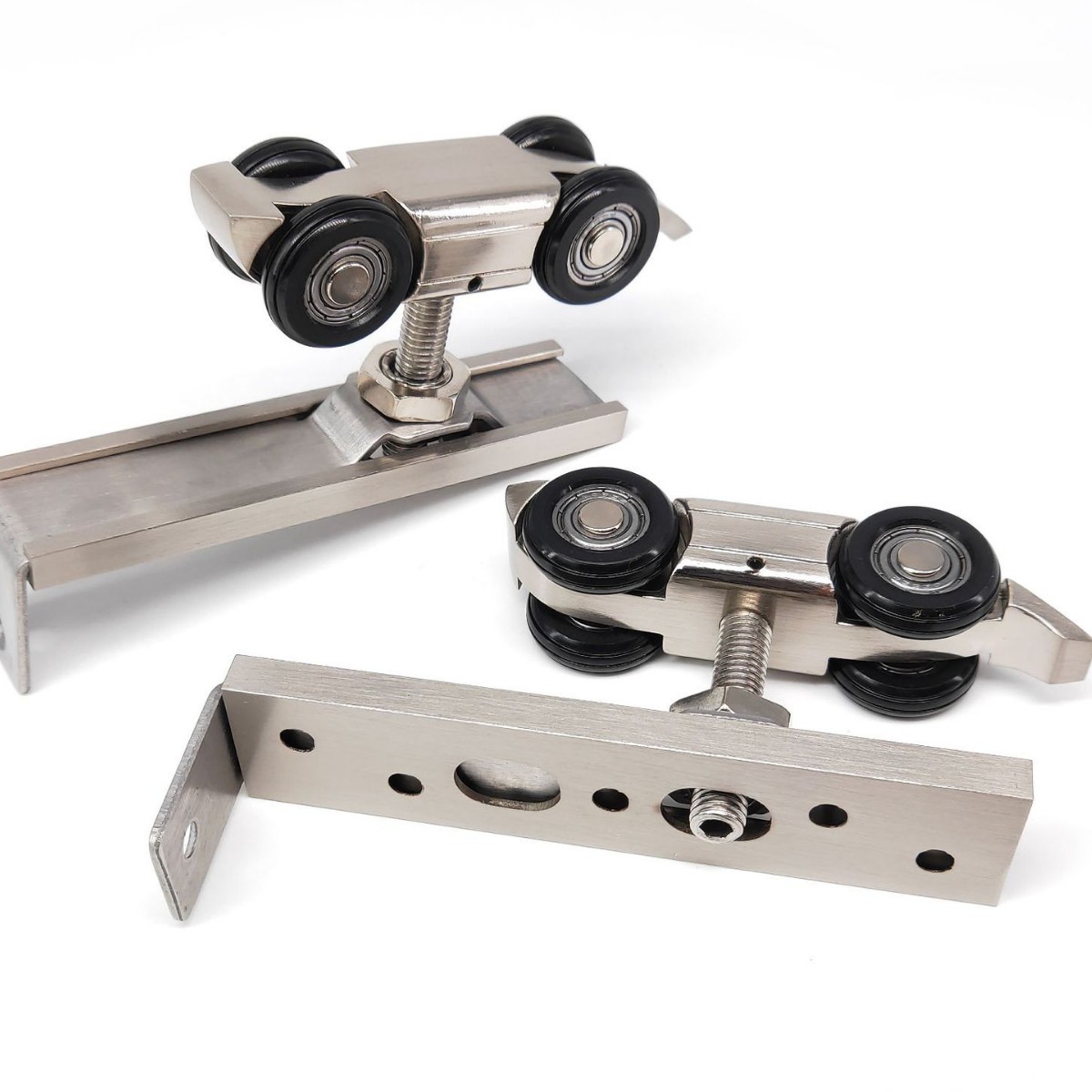 工厂直销4轮插片型木门吊轮 木门滑轮  静音吊轮   趟门滑轮轨道