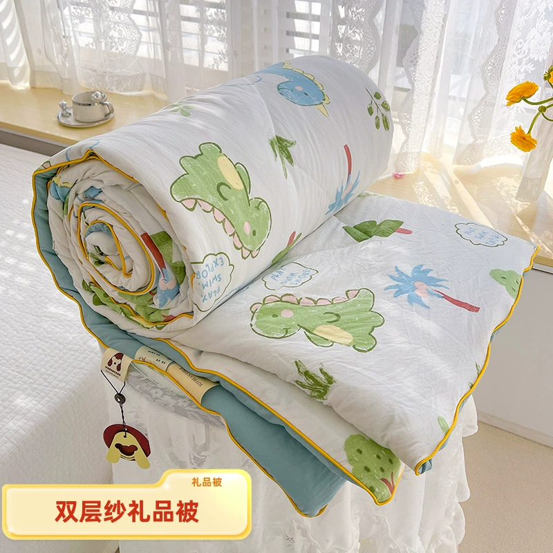 Категория А. Хлопок двухслойный мультфильм морщинистая пряжа