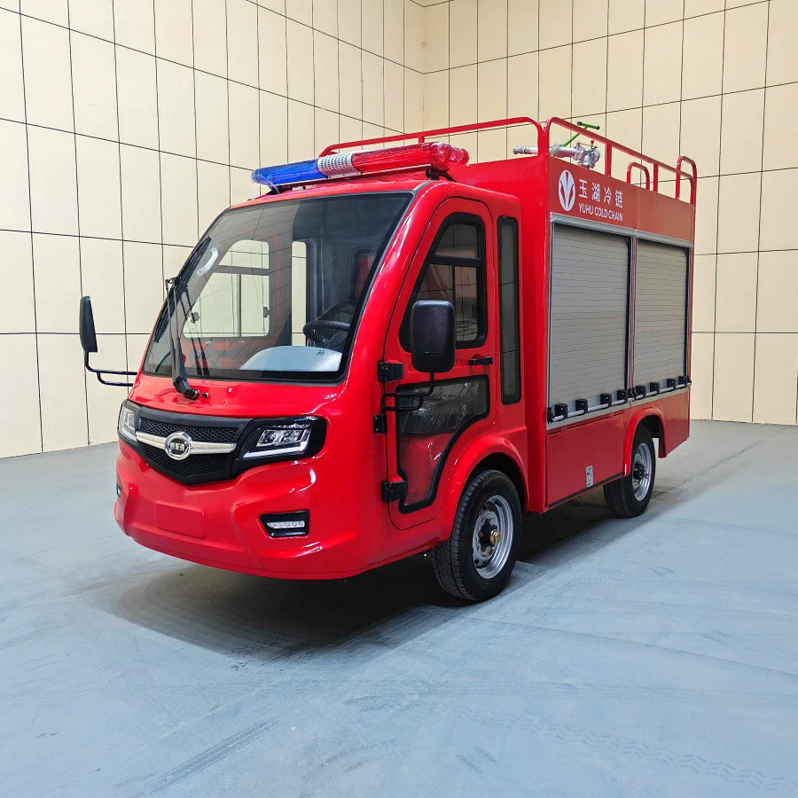 Электрическая четырехколесная пожарная машина, общественное имущество, уличная аварийная электрическая пожарная машина, аварийно-спасательная патрульная пожарная машина