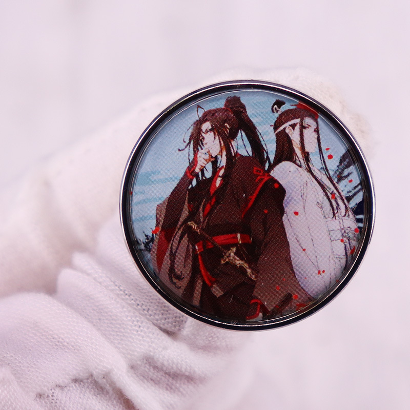 Magic and Demonic Cults: Chen Qingling and Wang Xian Brooch - Ancient Drama Inspired Badge