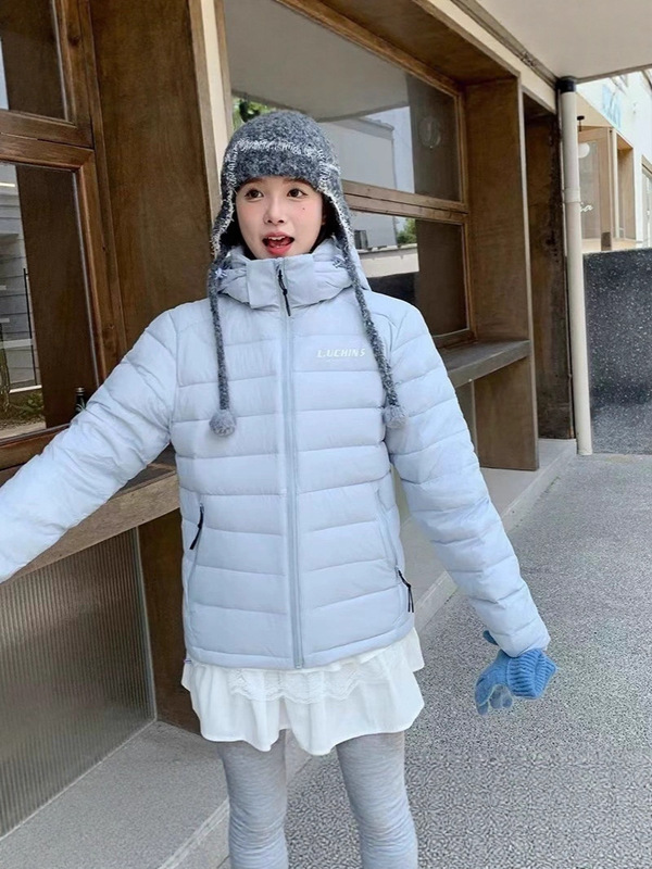 2025年冬季轻薄90白鸭绒连帽羽绒服男女情侣内搭可脱卸帽校服内胆|undefined