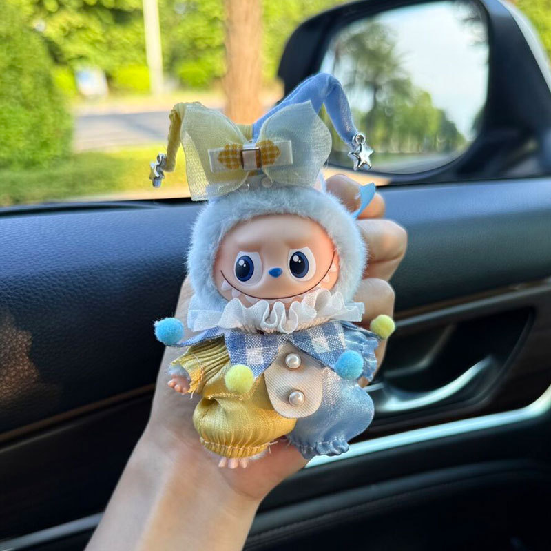 Only Baby Clothes] Suitable for 4.0 Heart Password Vinyl Baby Clothes Mini Version Circus Clown Baby Clothes Set