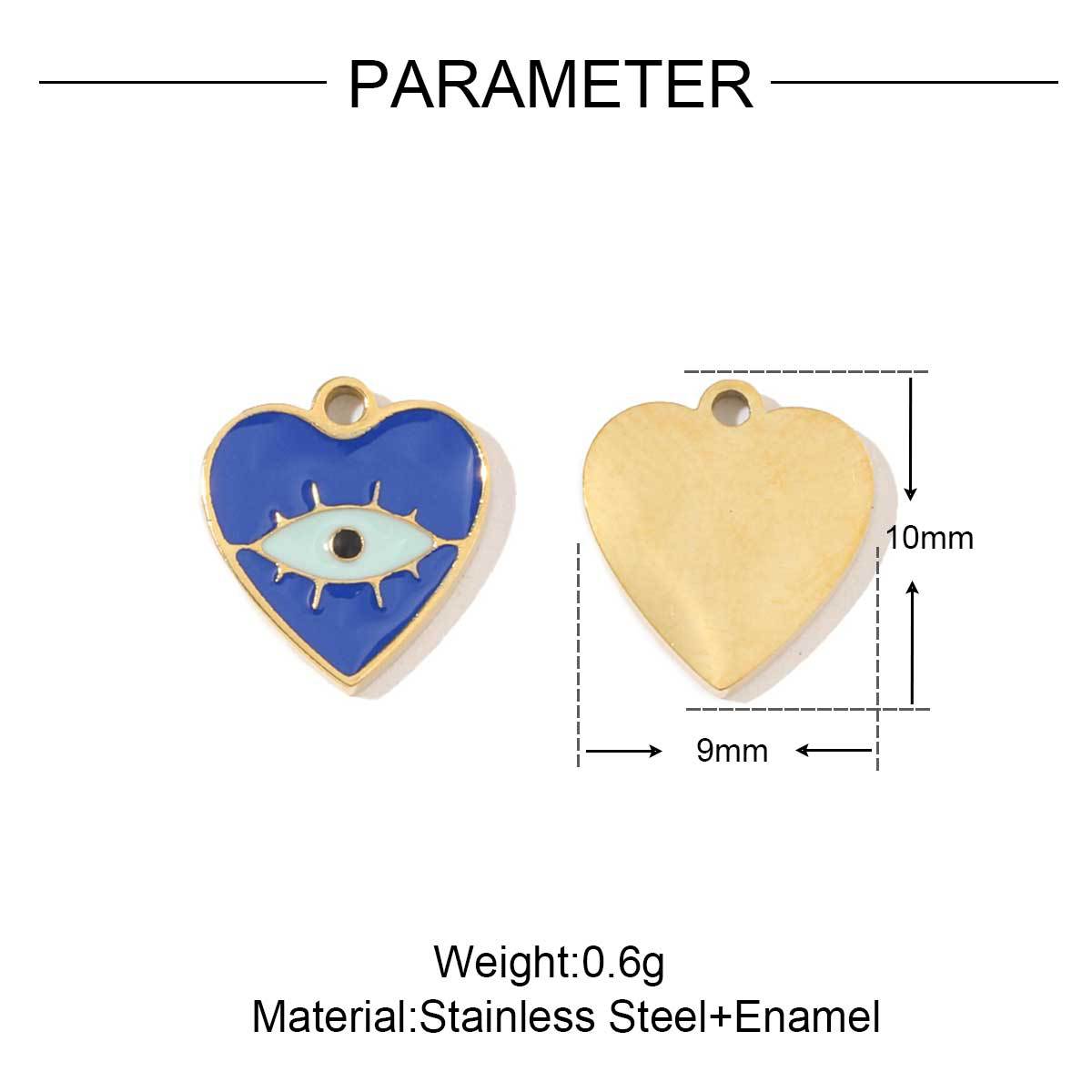 5g Weight Pendant Jewelry Making Type 13*16mm, 14*14mm, 18*18mm Jewelry Making Size DIY Jewelry Accessories Classification 3 PCS/Package Quantity Titanium Steel Material Geometric, Heart Shape Pattern Plating Design Casual, Simple Style, Streetwear Style 3 PCS/Package 13*16mm 14*14mm 18*18mm Titanium Steel Geometric Heart Shape Pendant 31