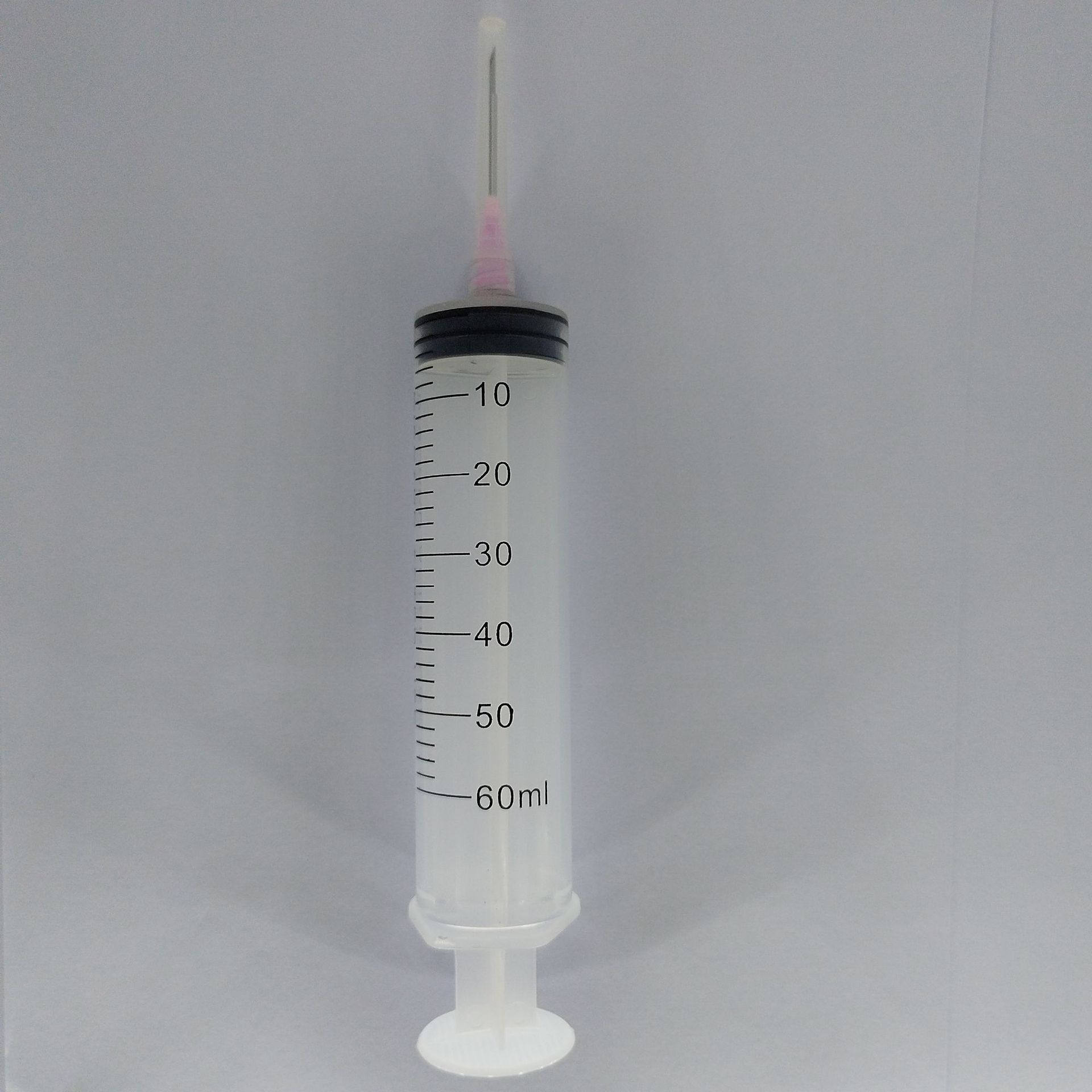 Comercio exterior al por mayor 1-500ml jeringa de plástico desechable boca recta con aguja jeringa animal