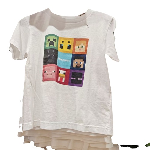 Daily Kids' Apparel: Unisex Summer My World Print T-Shirt Short Sleeve 457836/457837/455234