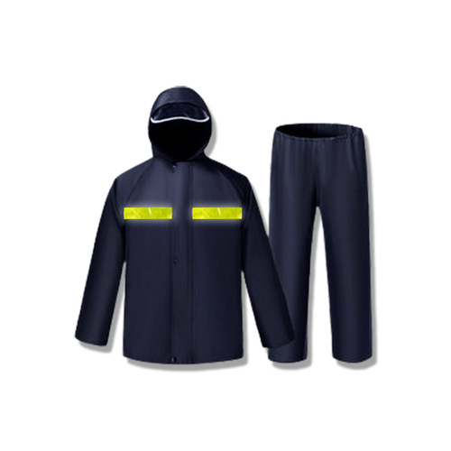 Raincoat and rain pants set split type thickened heavy rain takeaway riding construction site long full body electric vehicle poncho