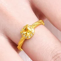 Timia Jewelry 18-каратное Золотое Кольцо женское инкрустированное бриллиантами цветное Золотое кольцо конфеты Закрытое кольцо легкие Роскошные нишевые Модные Элегантные украшения