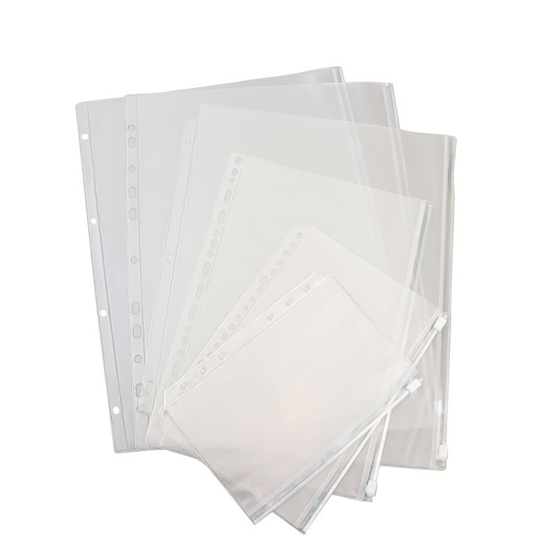 Simple live pages zipper bag storage bag 6 -hole, 9 holes, 20 holes, 26 -hole A5 live page B5 border bag inside bag pages