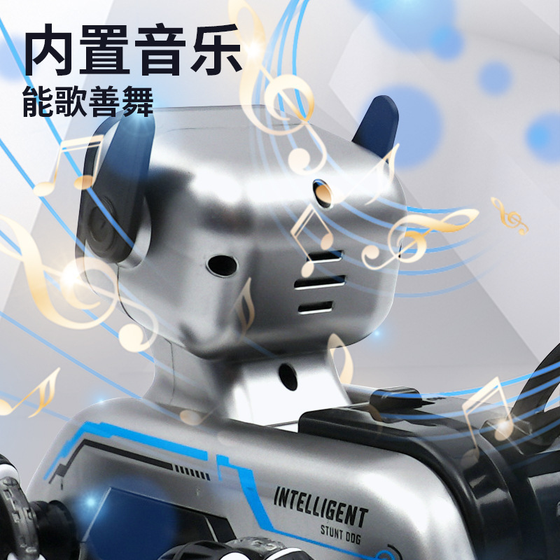 跨境儿童手势感应遥控汽车对战机器狗八轮越野特技攀爬玩具车批发|undefined
